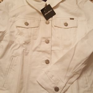 Women's Eddie Bauer Denim Jacket Size Large brand